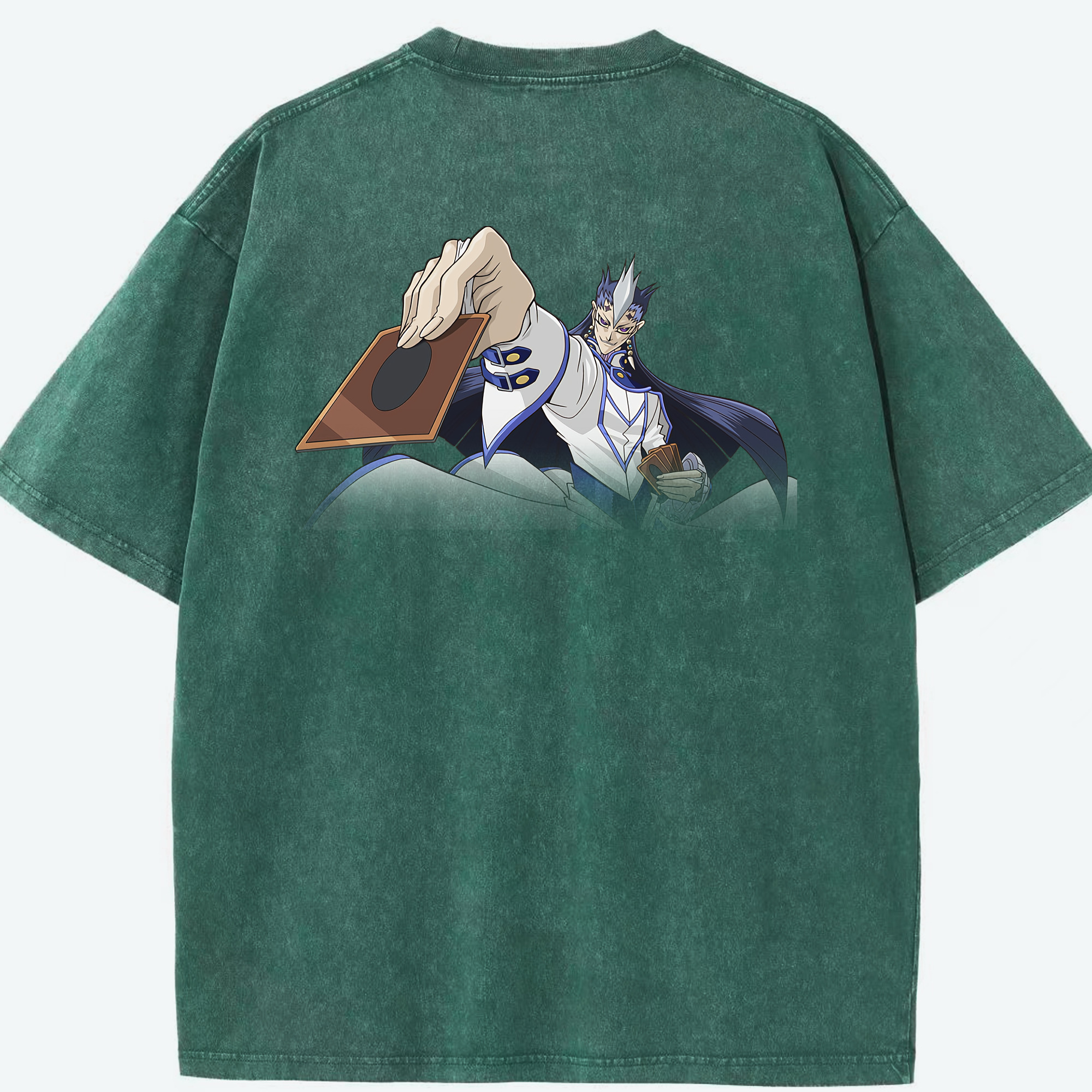 （画像用） 遊☆戯☆王 Yu-Gi-Oh! 綿100% ヴィンテージ風 半袖Tシャツ（背面プリント）